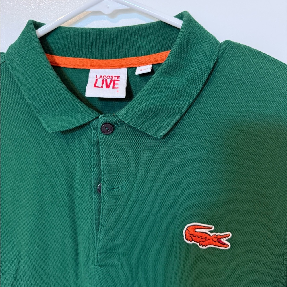 Lacoste green polo - Picture 2 of 2